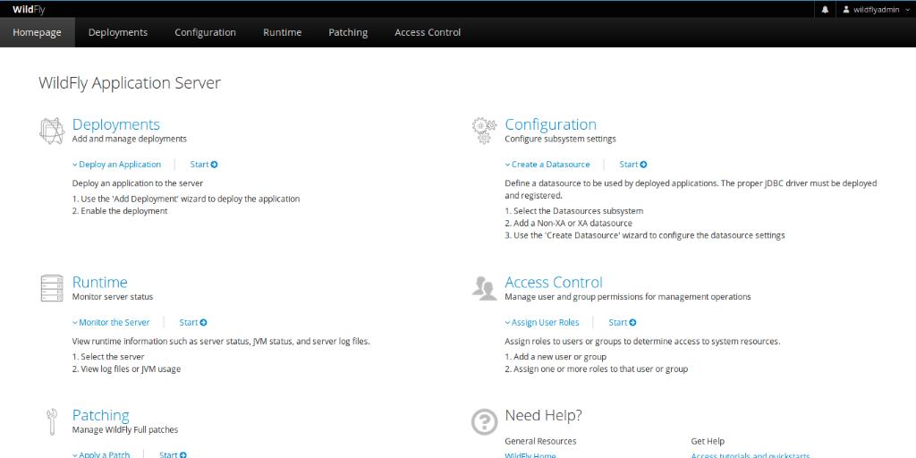 How to install WildFly (JBoss) Java Application Server on Ubuntu 18.04