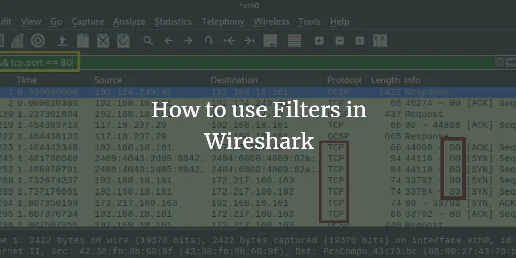 How to use Filters in Wireshark