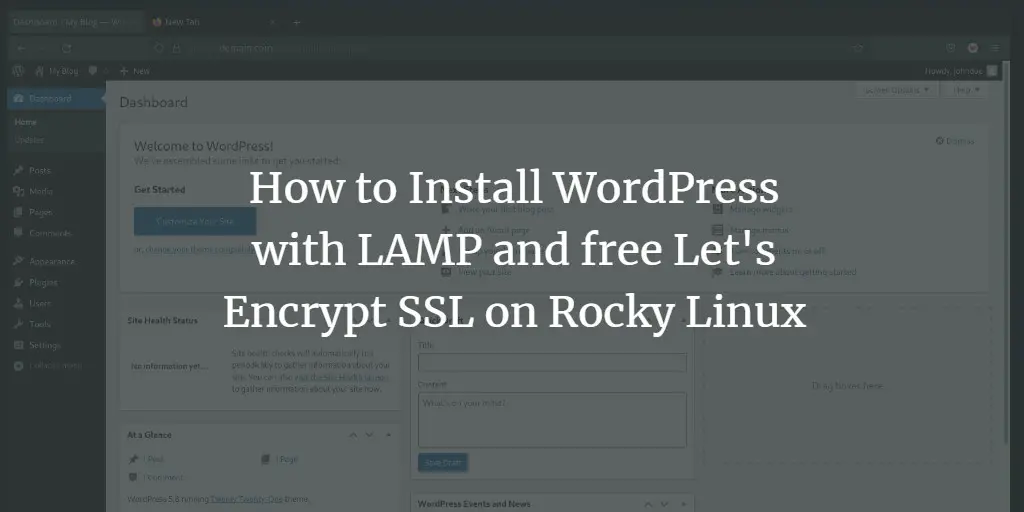 How to Install WordPress with LAMP and free Let's Encrypt SSL on Rocky Linux