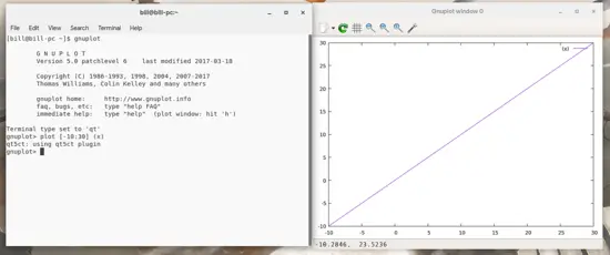 Set range in GNUPlot