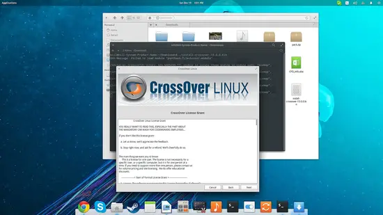 The Crossover installer.