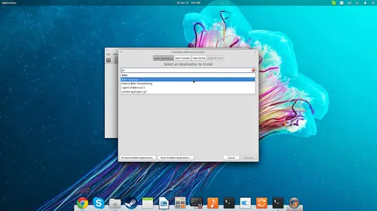 Install Software in Crossover - Step 2