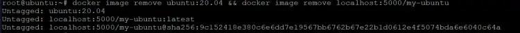  delete the locally-cached ubuntu image