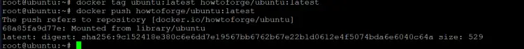 push your ubuntu image