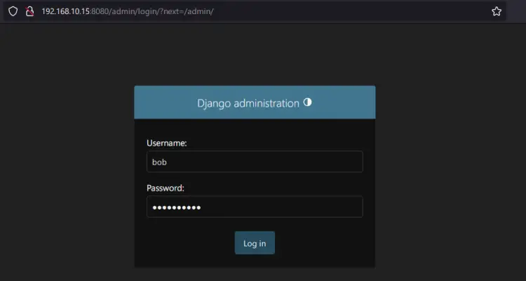 django login