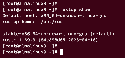 list rustup components