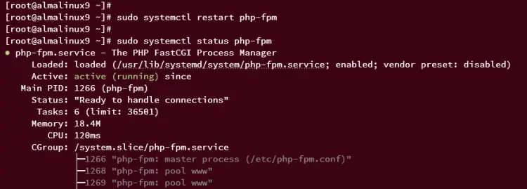 configure php-fpm