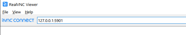 connect to vnc server