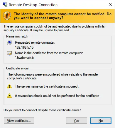 confirm tls