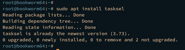 install tasksel