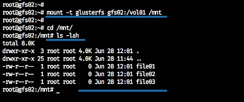 Result from server 2