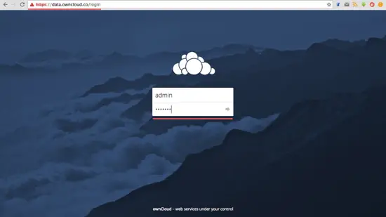 ownCloud Login