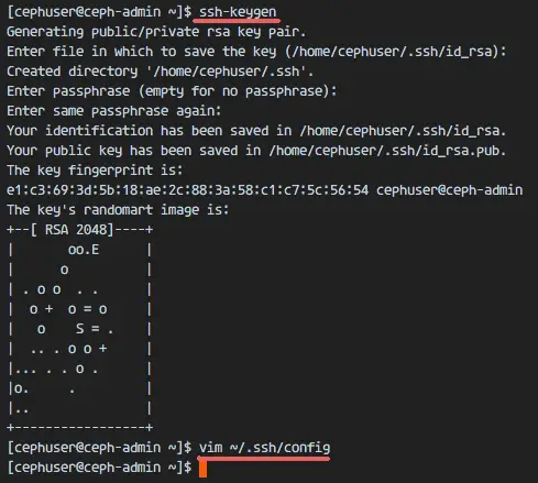 Generate SSH key