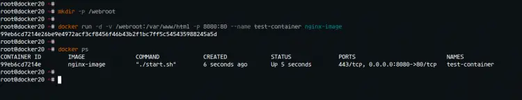 Check Running Container
