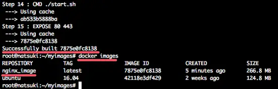 Build docker image