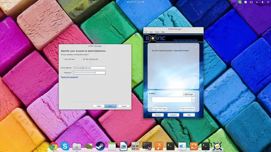 Login with Boinc Account