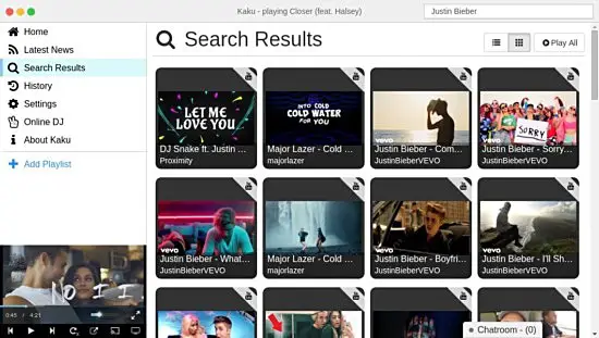 how to easily access youtube and vimeo content in linux using kaku