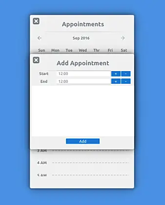 Schedule Appointment in PlexyDesk