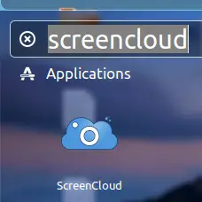 Starting ScreenCloud