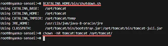 Stop Apache Tomcat