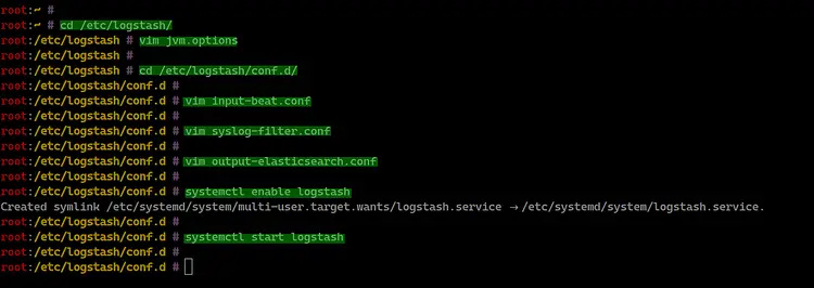 Configure Logstash