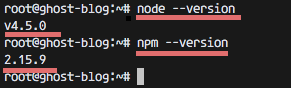 Check the node.js and npm version.