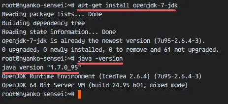 Install Java 7 openJDK on Ubuntu 16.04