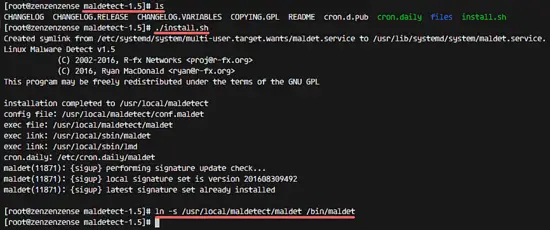 Install Linux Malware Detect