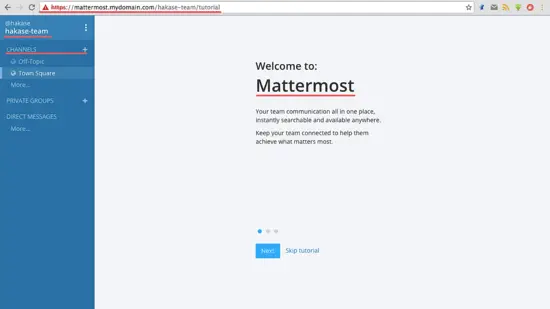 Mattermost Team Dashboard