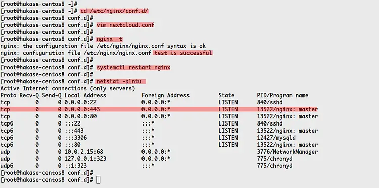 Configure Nginx for Nextcloud