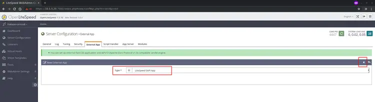 LiteSpeed SAPI App