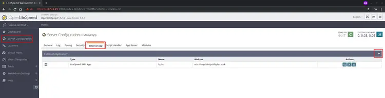 Configure OpenLiteSpeed with PHP 7.4