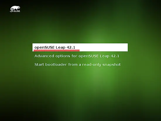 OpenSUSE Leap GRUB