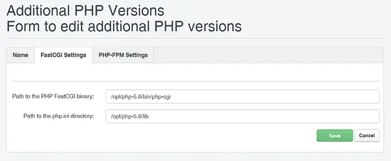 PHP 5.6 FCGI