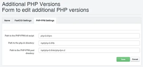 PHP 5.6 FPM