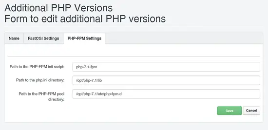 PHP 7.1 FPM