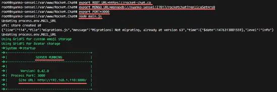 Rocket.Chat with Nginx Web Server