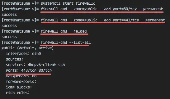 Configure Firewalld