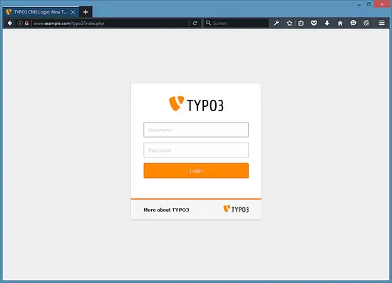 Typo3 Login