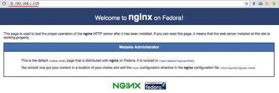 Nginx is running