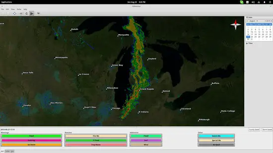 Get weather forecasts with AWeather on Linux.