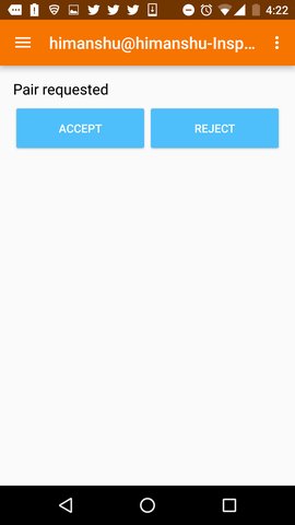 KDEConnect mobile app