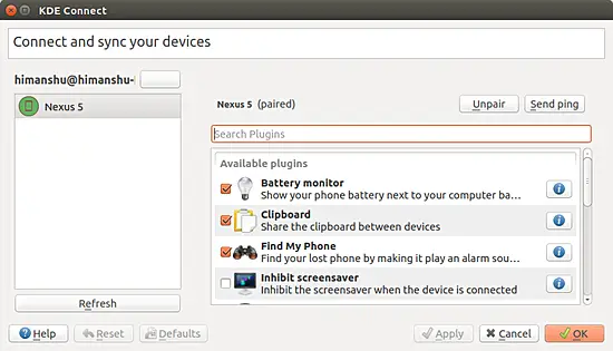 Connect your device