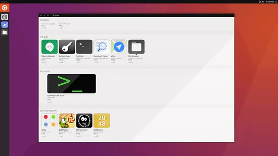 Unity Desktop screens - 3