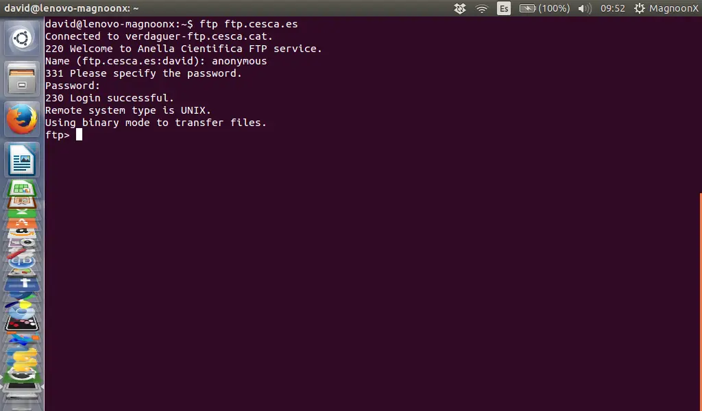 linux ftp command line upload directory