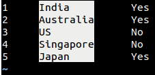 Select a whole column in Vim 