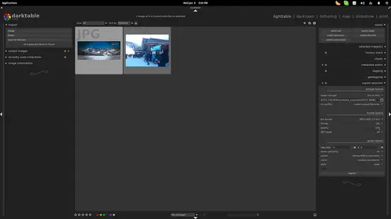 Darktable Image Export 1.