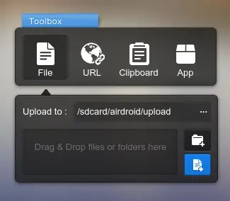 Linux to Android File Upload