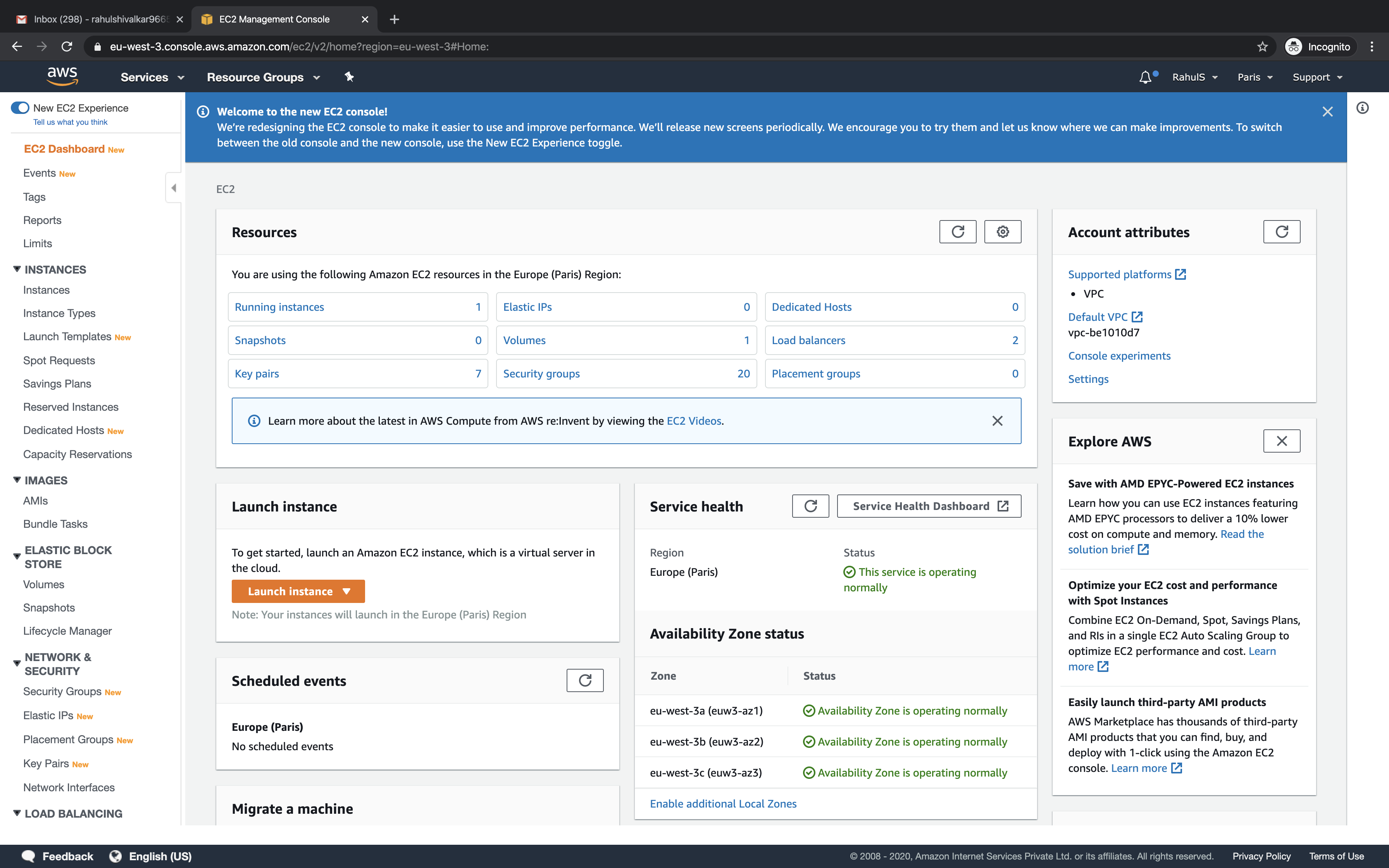How to create and attach an EBS (Elastic Block Storage) Volume to an