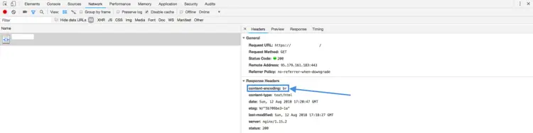 Brotli support in Nginx